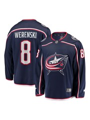 Columbus Blue Jackets Fanatics Branded Home Breakaway Jersey  - Zach Werenski - Image 1 of 3