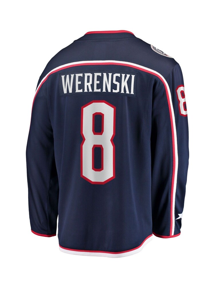 Columbus Blue Jackets Fanatics Branded Home Breakaway Jersey  - Zach Werenski - Image 3 of 3