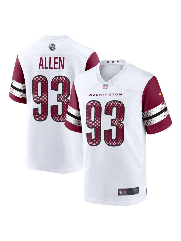 Fanatics Washington Commanders Road Game White Jersey - Jonathan Allen - Image 1 of 3 Fanatics Washington Commanders Road Game White Jersey - Jonathan Allen - Image 1 of 3