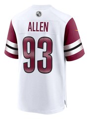 Fanatics Washington Commanders Road Game White Jersey  - Jonathan Allen - Image 3 of 3