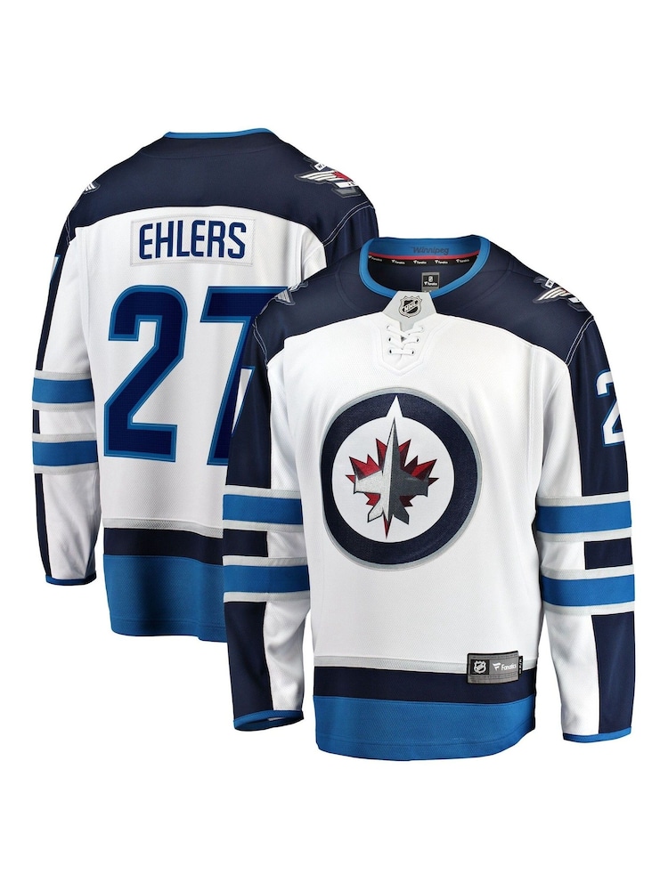 Winnipeg Jets Fanatics Branded Away Breakaway Ice Hockey Jersey- Nikolaj Ehlers - Image 1 of 3
