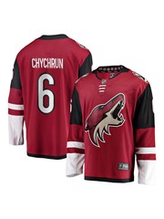 Arizona Coyotes Fanatics Red Branded Home Breakaway Ice Hockey Jerseys- Jakob Chychrun - Image 1 of 3