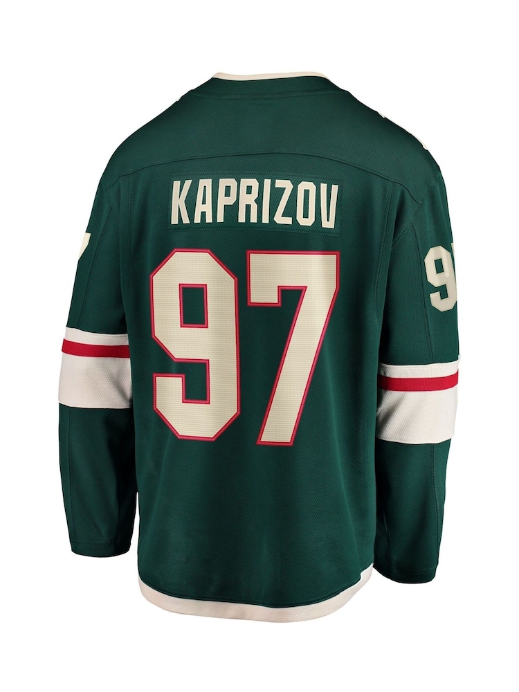 Minnesota Wild Fanatics Green Branded Home Breakaway Jersey- Kirill Kaprizov - Image 3 of 3