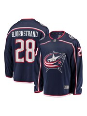 Columbus Blue Jackets Fanatics Branded Home Breakaway Jersey  - Oliver Bjorkstrand - Image 1 of 3