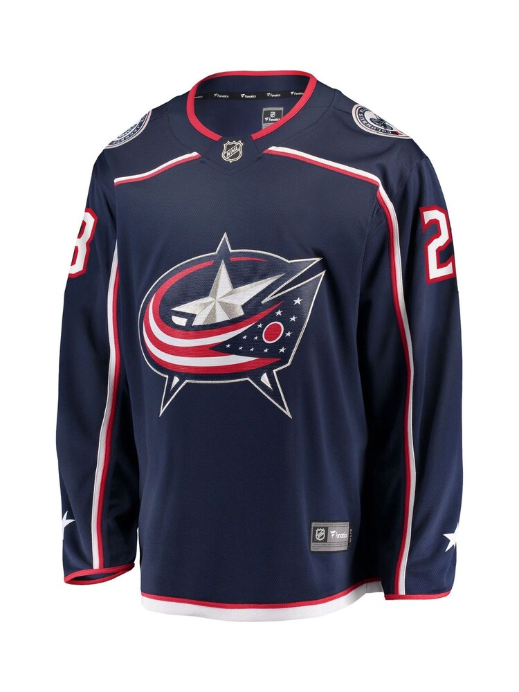Columbus Blue Jackets Fanatics Branded Home Breakaway Jersey  - Oliver Bjorkstrand - Image 2 of 3
