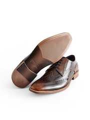 rjava - Svetleči brogue čevlji Gloss - Slika 4 iz 7
