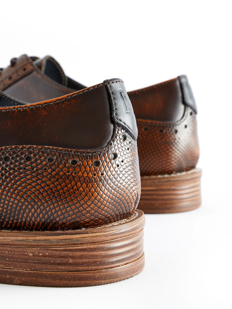 rjava - Svetleči brogue čevlji Gloss - Slika 7 iz 7
