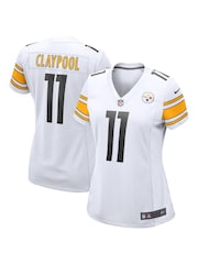 Fanatics Pittsburgh Steelers Road Game White Jersey Womens - Image 1 of 3