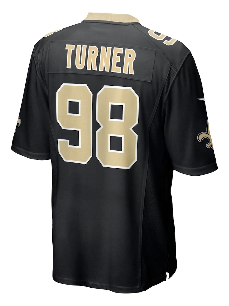 Fanatics New Orleans Saints Home Game Grey Jersey  - Payton Turner - Image 3 of 3