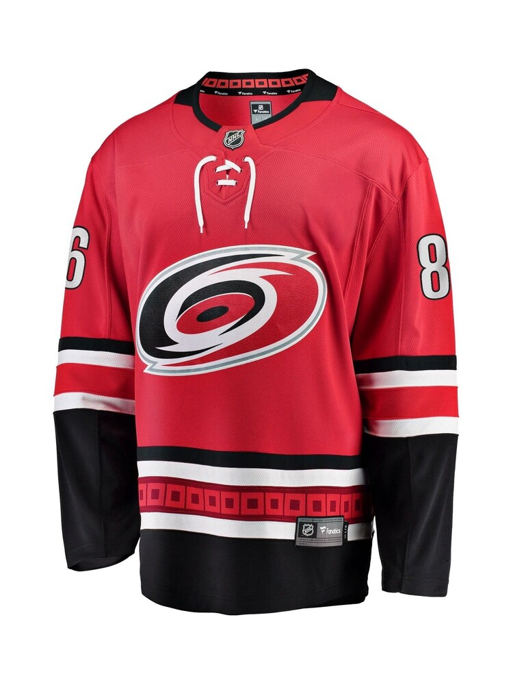 Carolina Hurricanes Fanatics Branded Home Breakaway Red Jersey  - Teuvo Teravainen - Image 2 of 3