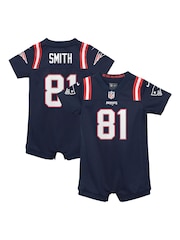 Fanatics Blue New England Patriots Home Jersey Romper Jonnu Smith Infants - Image 1 of 3