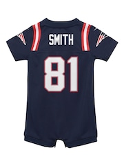Fanatics Blue New England Patriots Home Jersey Romper Jonnu Smith Infants - Image 3 of 3