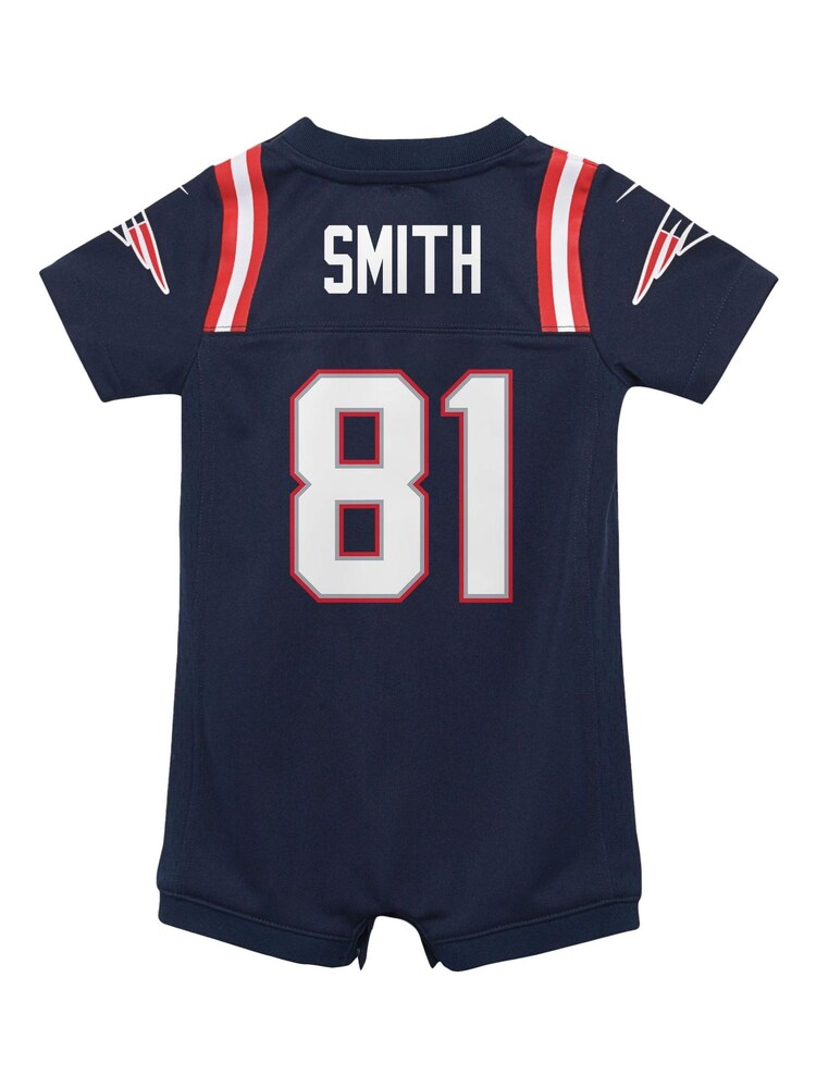 Fanatics Blue New England Patriots Home Jersey Romper Jonnu Smith Infants - Image 3 of 3