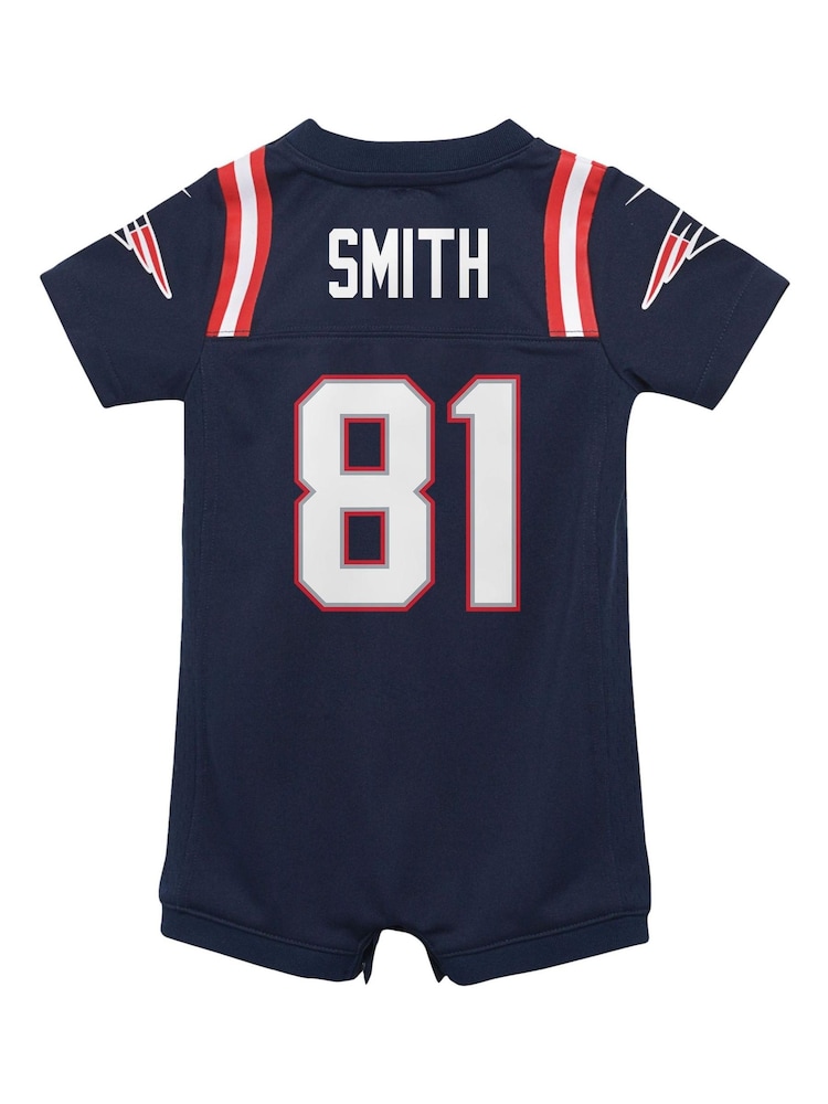 Fanatics Blue New England Patriots Home Jersey Romper Jonnu Smith Infants - Image 3 of 3 Fanatics Blue New England Patriots Home Jersey Romper Jonnu Smith Infants - Image 3 of 3