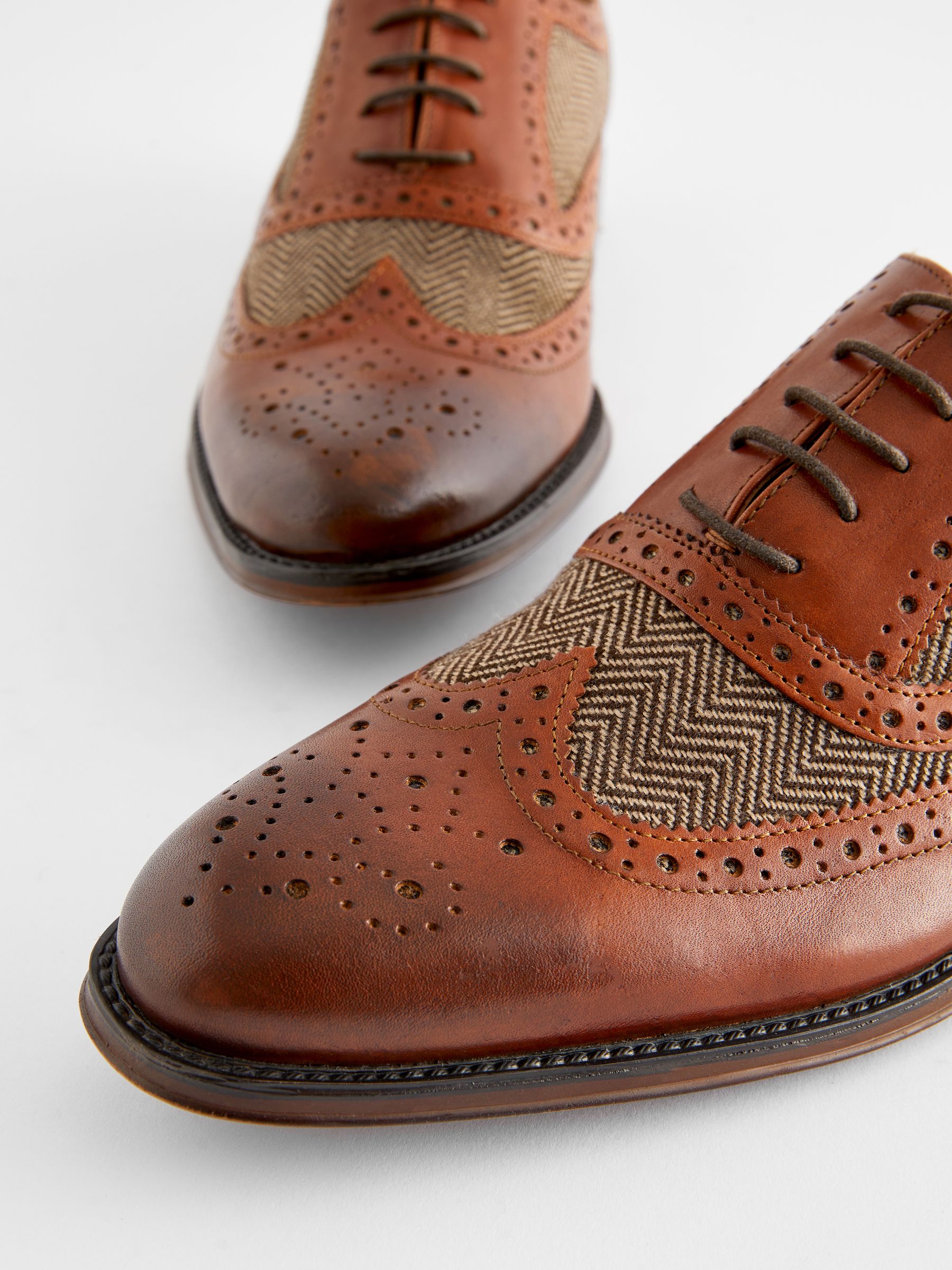 Next leather brogues on sale