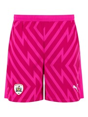 Puma Pink Chrome Barnsley Goalkeeper Shorts 2023-24 Kids - Image 2 of 2