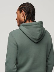 Superdry Green Japanese Vintage Logo Graphic Hoodie - Image 3 of 4