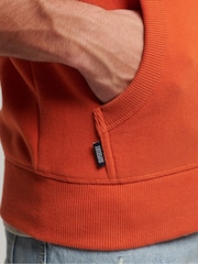 Superdry Orange Essential Logo Zip-Up Hoodie - Image 5 of 8