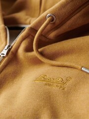 Superdry Yellow Essential Logo Zip-Up Hoodie - Image 5 of 6
