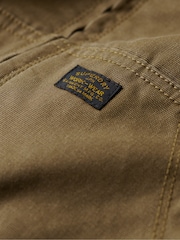 Superdry Brown Vintage Workwear Hooded Bomber Jacket - Image 7 of 7