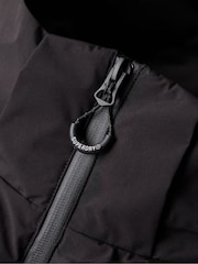 Superdry Black Hooded Water-Repellent Boxy Puffer Jacket - Image 8 of 8