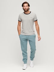 Superdry Blue Grey Essential Logo Joggers - Image 12 of 16