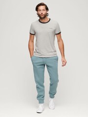 Superdry Blue Grey Essential Logo Joggers - Image 13 of 16