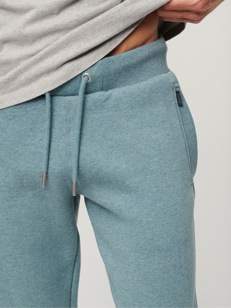 Superdry Blue Grey Essential Logo Joggers - Image 16 of 16