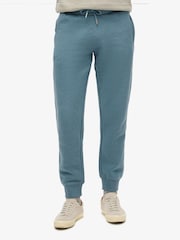 Superdry Blue Grey Essential Logo Joggers - Image 3 of 8