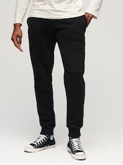 Superdry Black Essential Logo Joggers - Image 1 of 4