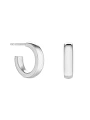 Simply Silver Sterling Silver Tone 925 Small Polished Hoop Earrings - Image 3 of 3