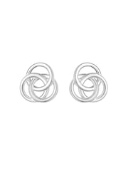 Simply Silver Silver Tone 925 Knot Stud Earrings - Image 2 of 2