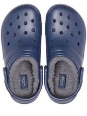 Crocs Navy Classic Lined Clogs - Image 5 of 7