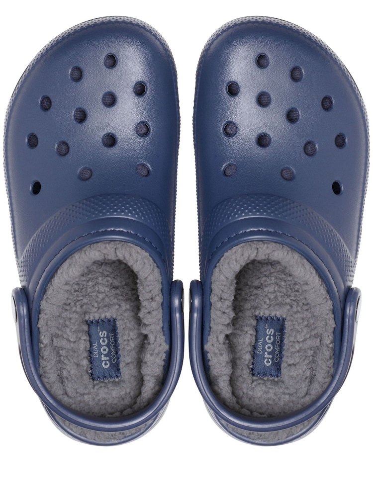 Lined Clog Baby Blue Fuzzy Crocs Fuzzy Crocs Womens Blue Crocs