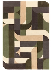 Asiatic Rugs Green Matrix Klotski Rug - Image 2 of 4