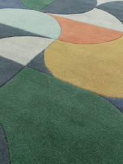 Asiatic Rugs Blue Matrix Statement Rug - Image 3 of 4