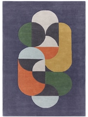 Asiatic Rugs Blue Matrix Statement Rug - Image 4 of 4