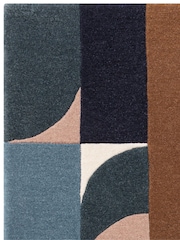 Asiatic Rugs Teal Blue Matrix Klotski Rug - Image 2 of 4