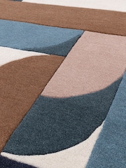Asiatic Rugs Teal Blue Matrix Klotski Rug - Image 3 of 4