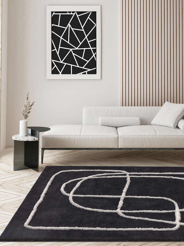 Asiatic Rugs Black Matrix Infinity Rug - Image 1 of 4