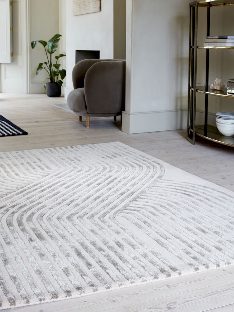 Asiatic Rugs Cream Matrix Solstice Rug - Image 1 of 4 Asiatic Rugs Cream Matrix Solstice Rug - Image 1 of 4