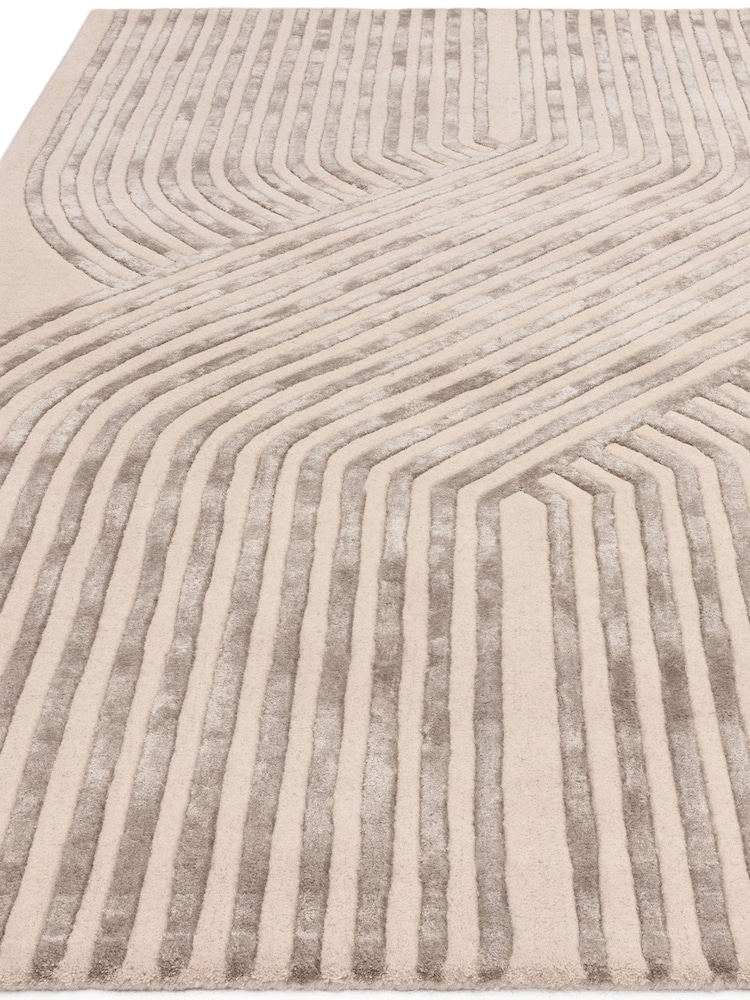 Asiatic Rugs Cream Matrix Solstice Rug - Image 2 of 4