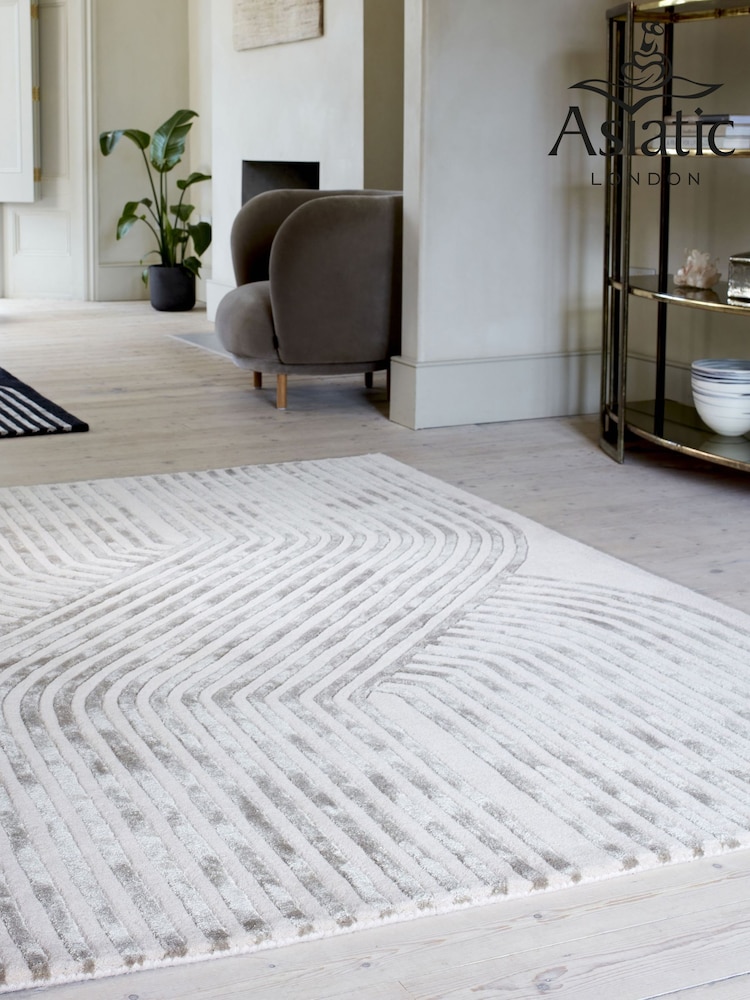 Asiatic Rugs Cream Matrix Solstice Rug - Image 6 of 6 Asiatic Rugs Cream Matrix Solstice Rug - Image 6 of 6