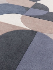 Asiatic Rugs Grey Matrix Statement Rug - Image 3 of 4