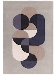 Asiatic Rugs Grey Matrix Statement Rug - Image 4 of 4