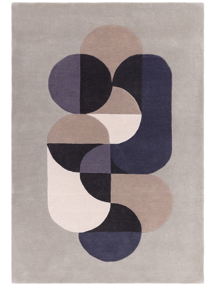 Asiatic Rugs Grey Matrix Statement Rug - Image 4 of 4