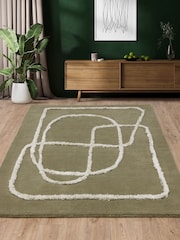 Asiatic Rugs Green Matrix Infinity Rug - Image 1 of 5