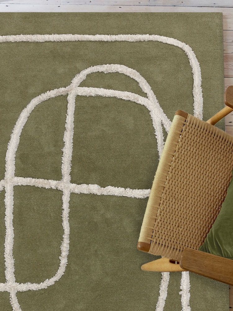Asiatic Rugs Green Matrix Infinity Rug - Image 2 of 5