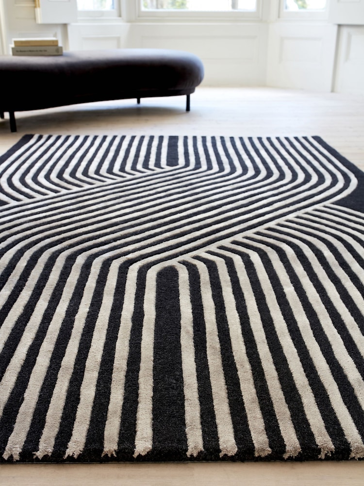 Asiatic Rugs Black Matrix Solstice Rug - Image 1 of 4