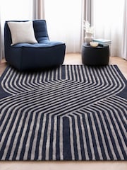 Asiatic Rugs Blue Matrix Solstice Rug - Image 1 of 4